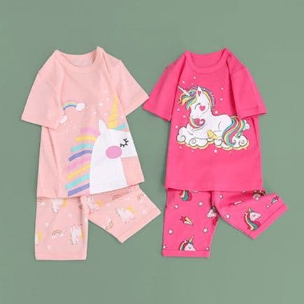 子どもパジャマ 子どもパジャマ ファンタジー人魚姫 半袖パジャマセット