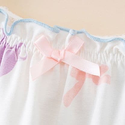 子どもパジャマ 子どもパジャマ ふんわりフリル袖のおやすみワンピース