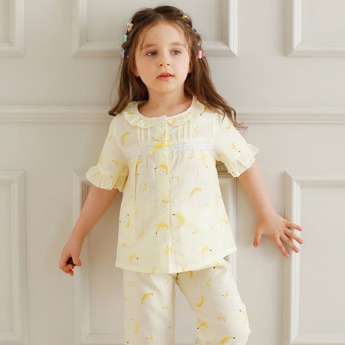 子どもパジャマ 子どもパジャマ さらさら二重ガーゼパジャマ