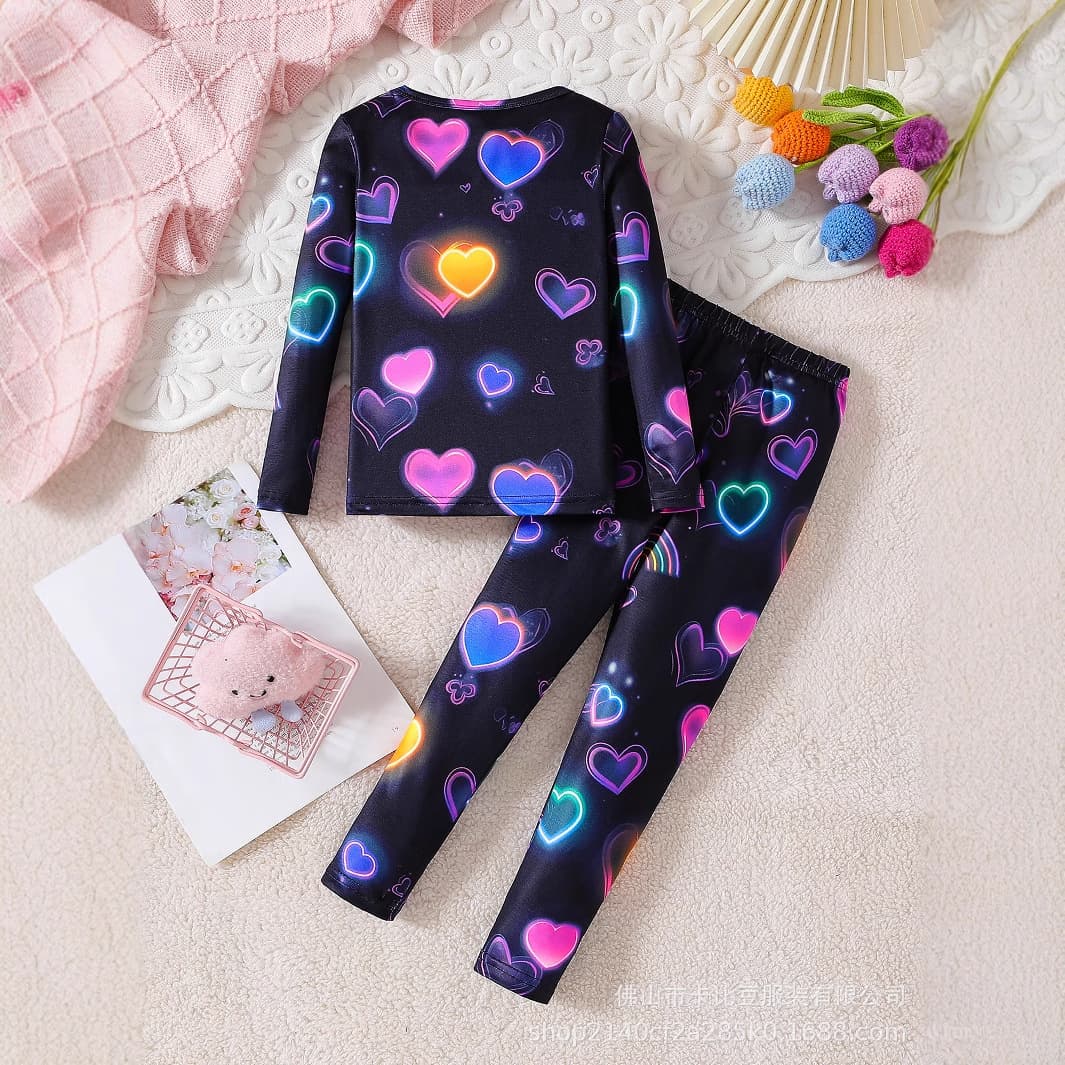 子どもパジャマ 子どもパジャマ きらめくハート夢パジャマ