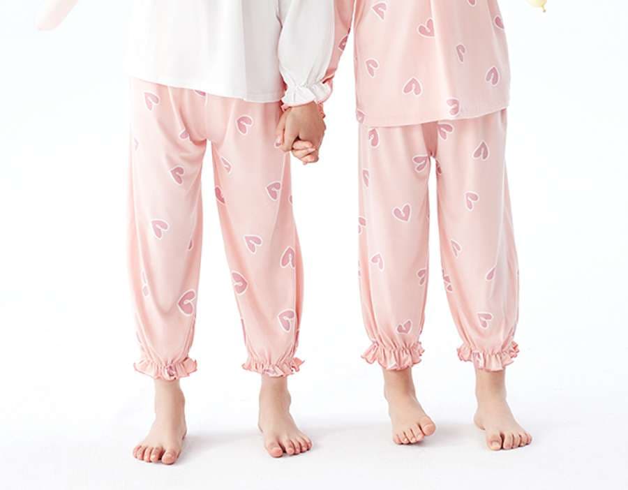 子どもパジャマ ふんわりハートのおやすみウェア