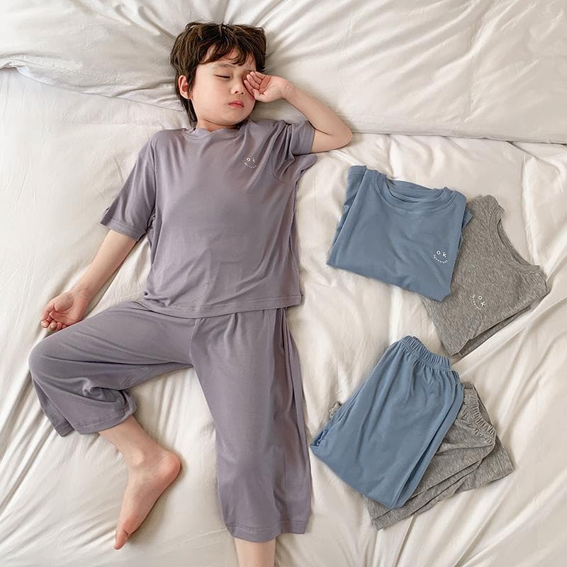 子どもパジャマ さらり快眠半袖パジャマセット