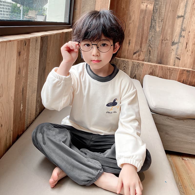 子どもパジャマ うさぎとくまの おやすみルームウェア
