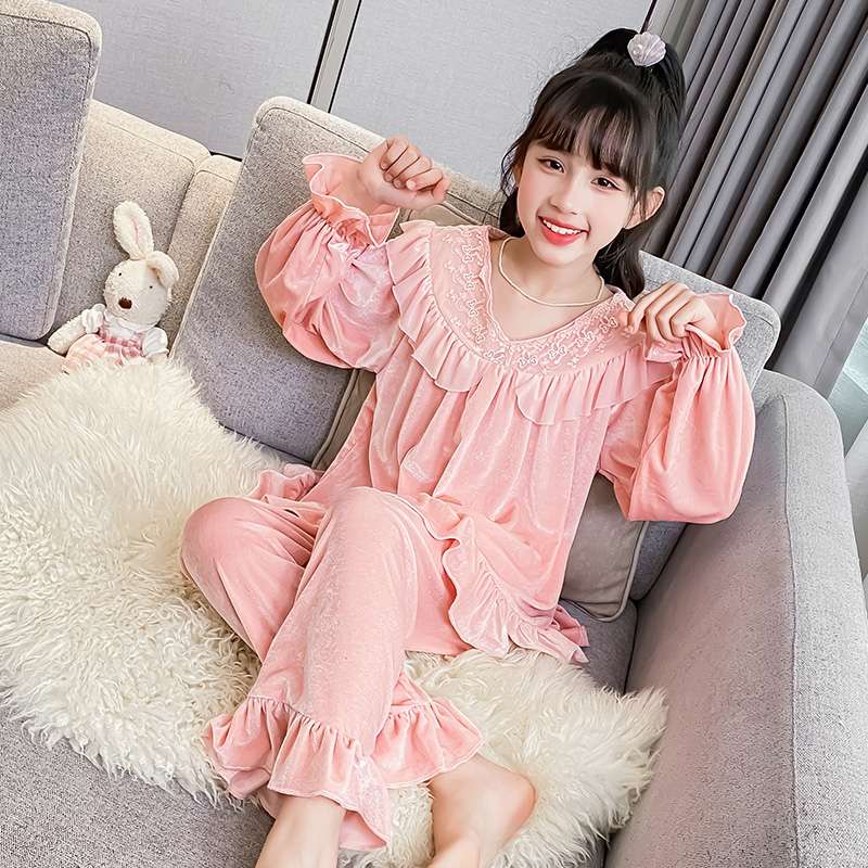 子どもパジャマ ふんわり優美なお姫様スタイルパジャマ