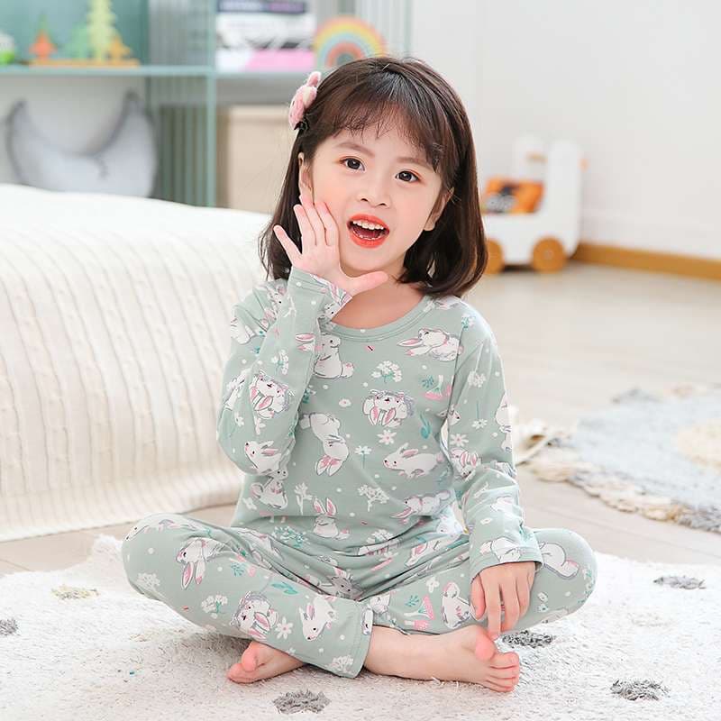 子どもパジャマ うさぎとくまのゆめいろパジャマ