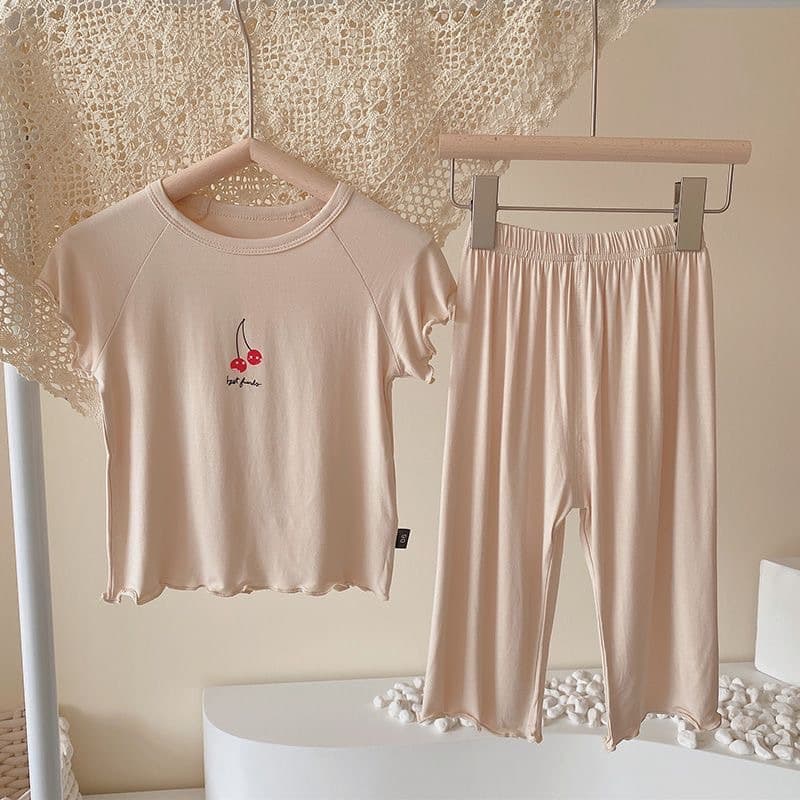 子どもパジャマ おやすみフルーツ キッズルームウェア