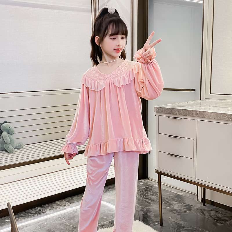 子どもパジャマ ふんわり優美なお姫様スタイルパジャマ