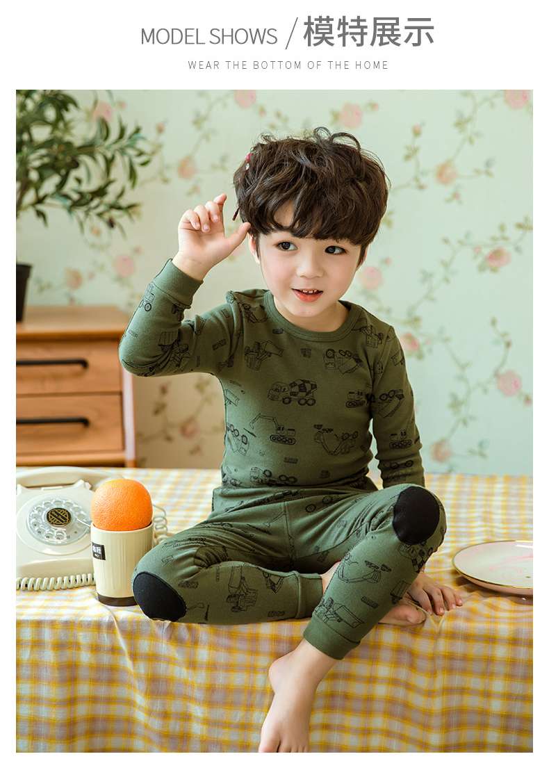 子どもパジャマ おうちくつろぎ はたらくくるまパジャマ