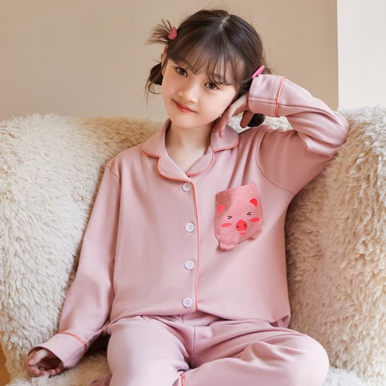 もこもこブタさん子どもパジャマ