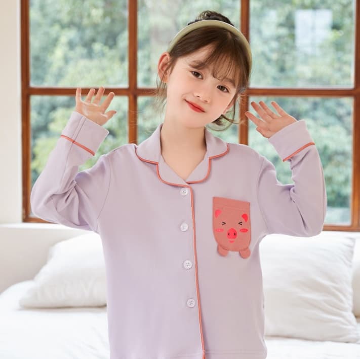 もこもこブタさん子どもパジャマ