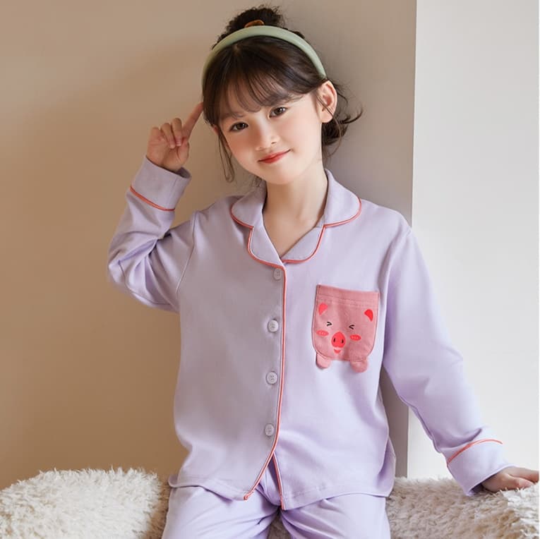 もこもこブタさん子どもパジャマ