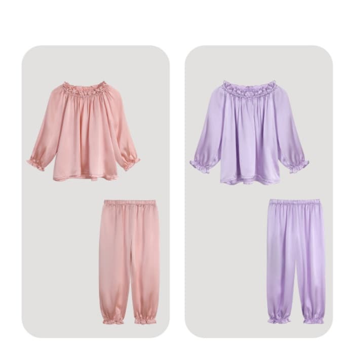 子どもパジャマ なめらかシルクお姫様パジャマ
