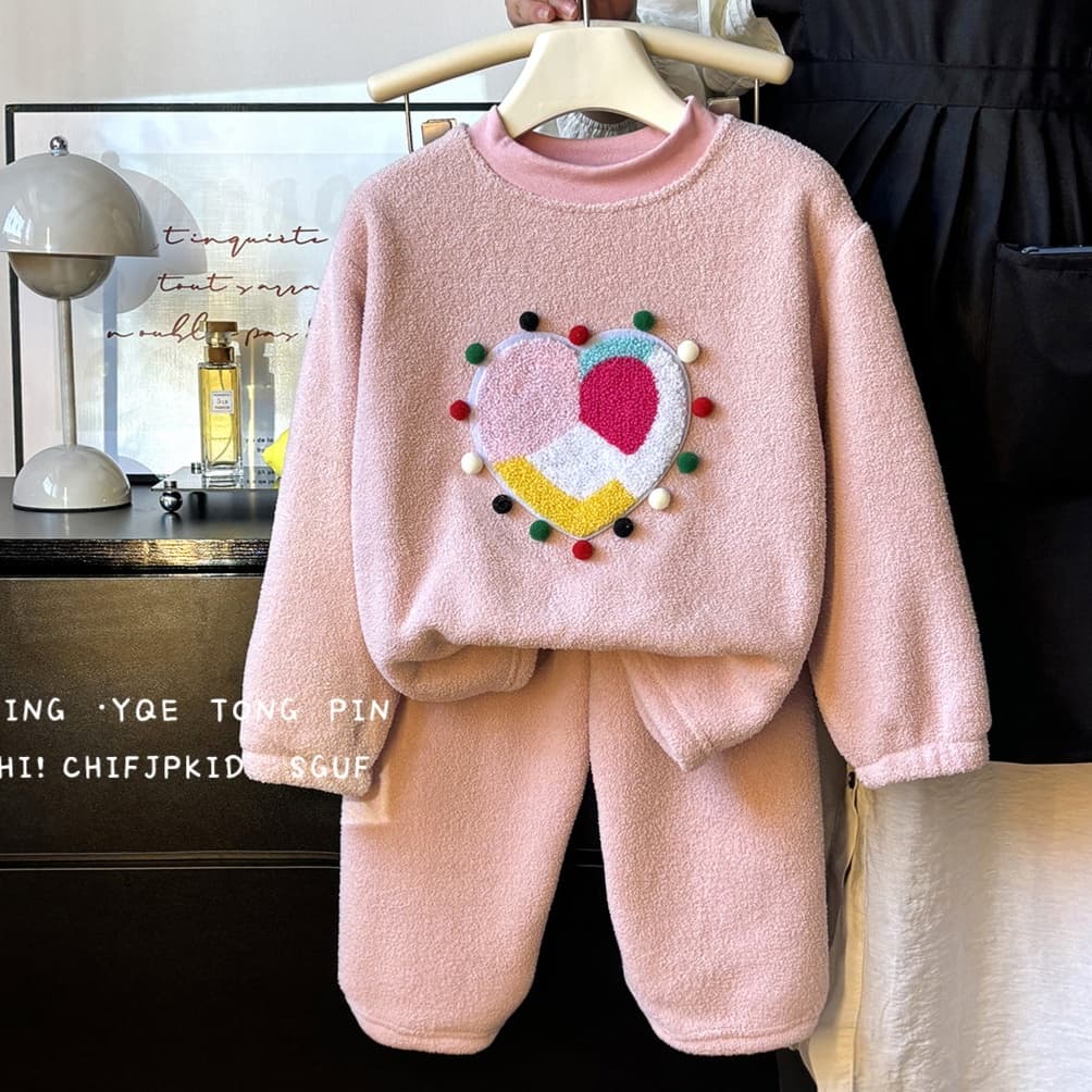 子どもパジャマ ふわもこ おやすみ セットアップ パジャマ