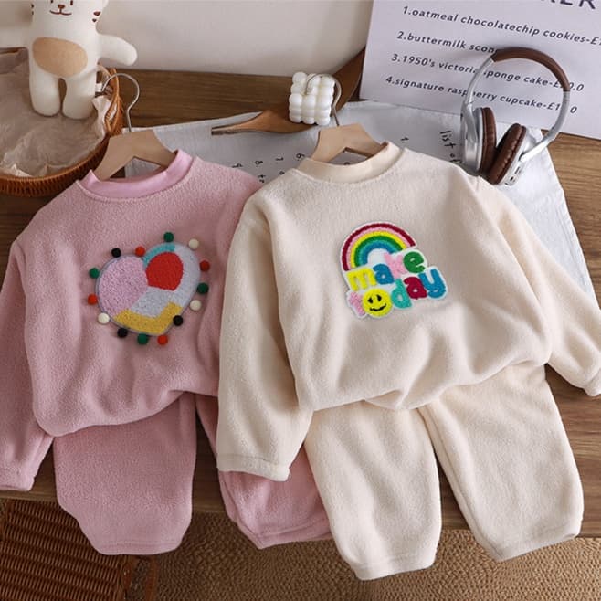 子どもパジャマ ふわもこ おやすみ セットアップ パジャマ