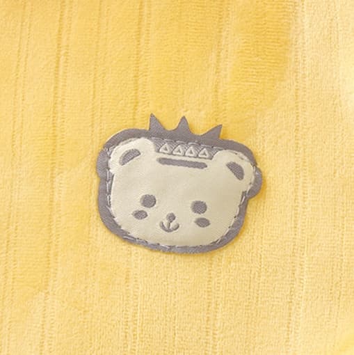 子どもパジャマ もこもこ素材 くまさんワンポイント おやすみウェア