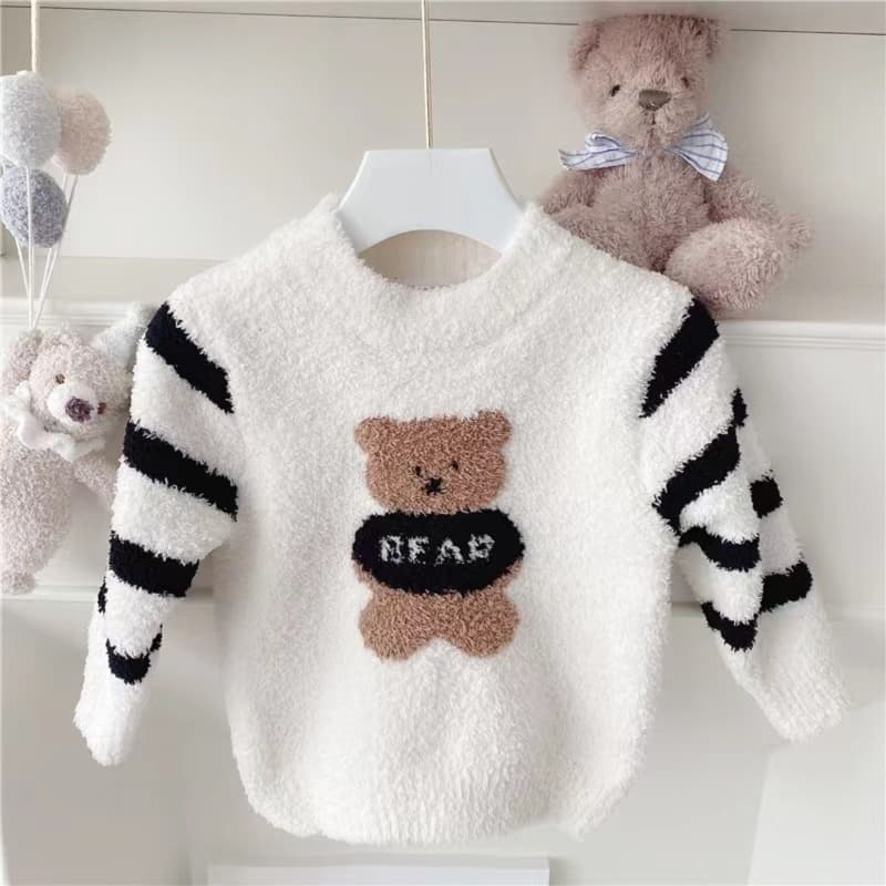 子どもパジャマ もこもこクマちゃんあったかパジャマ