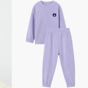 子どもパジャマ もこもこ素材 おやすみルームウェア