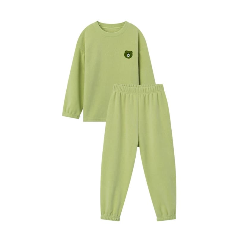 子どもパジャマ もこもこ素材 おやすみルームウェア