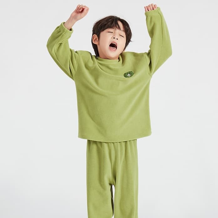 子どもパジャマ もこもこ素材 おやすみルームウェア