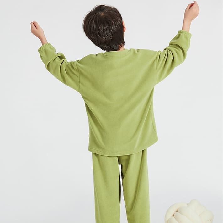 子どもパジャマ もこもこ素材 おやすみルームウェア