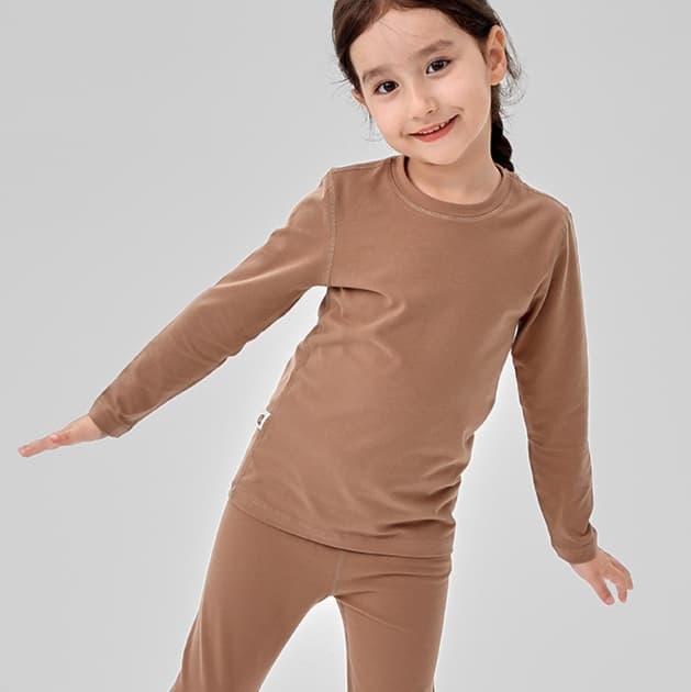 子どもパジャマ やわらか無撚糸 ふんわりパジャマ