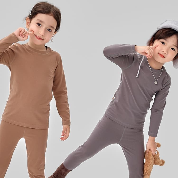 子どもパジャマ やわらか無撚糸 ふんわりパジャマ