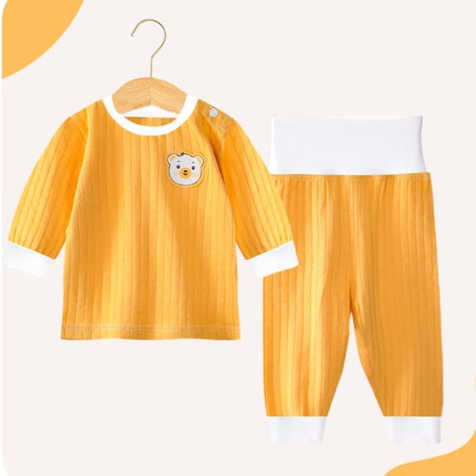 子どもパジャマ くまさん長袖おやすみパジャマ