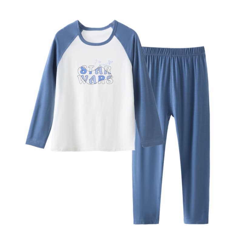 子どもパジャマ ラグランデザイン キッズルームウェア