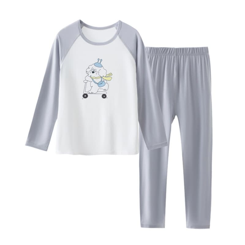 子どもパジャマ ラグランデザイン キッズルームウェア