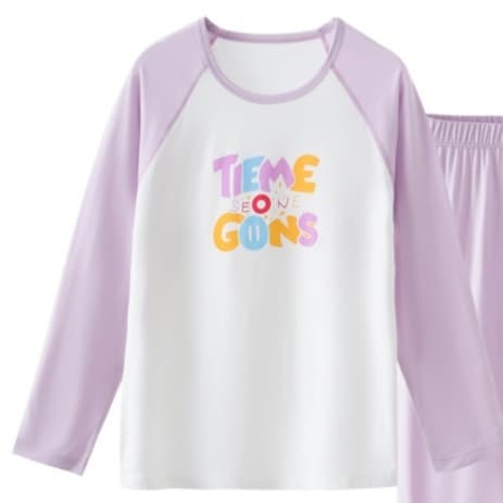 子どもパジャマ ラグランデザイン キッズルームウェア
