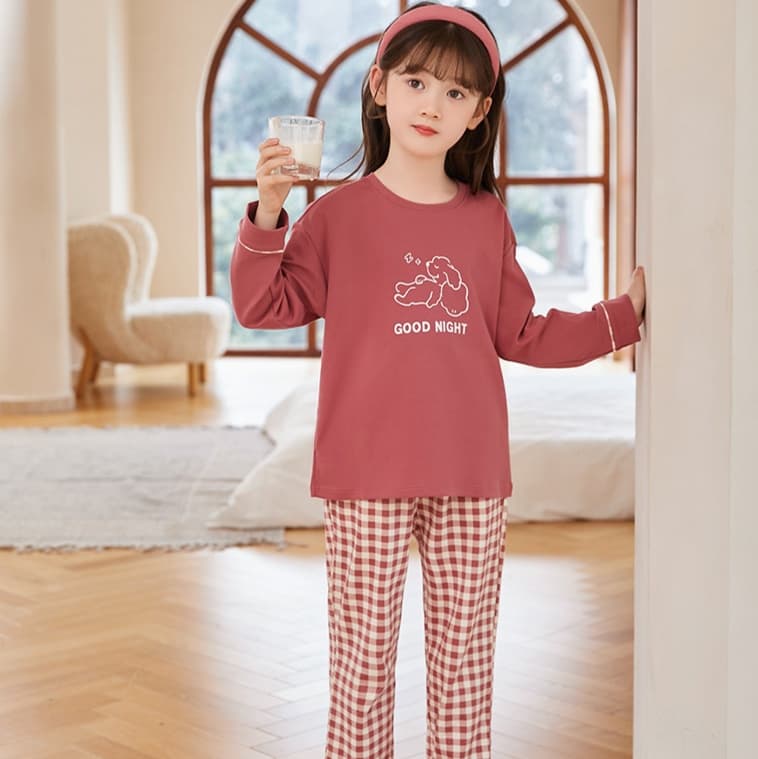 子どもパジャマ おやすみいぬ柄 セパレートパジャマ