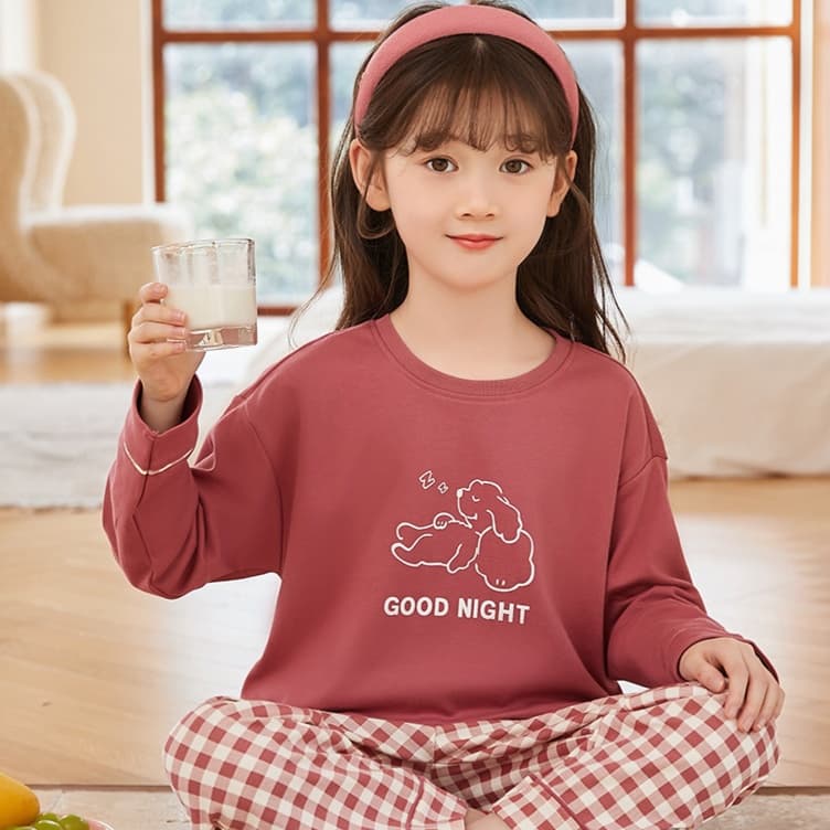 子どもパジャマ おやすみいぬ柄 セパレートパジャマ