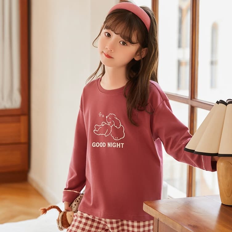 子どもパジャマ おやすみいぬ柄 セパレートパジャマ