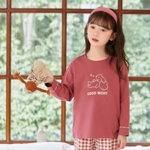 子どもパジャマ おやすみいぬ柄 セパレートパジャマ