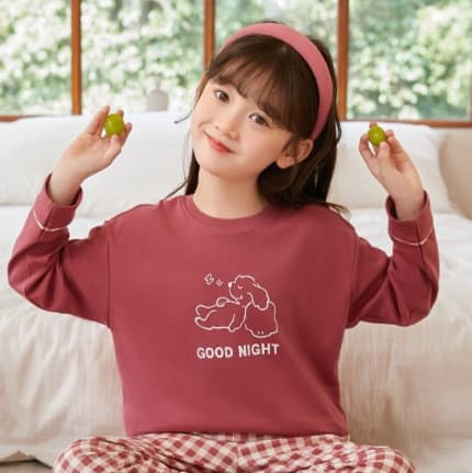 子どもパジャマ おやすみいぬ柄 セパレートパジャマ