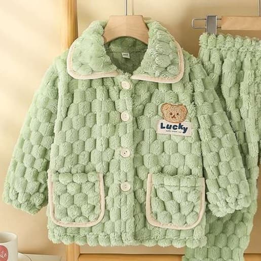 子どもパジャマ もこもこクマさんパジャマ