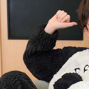 子どもパジャマ もこもこパンダ おやすみセット