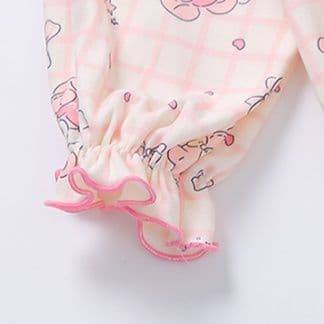 子どもパジャマ 子どもパジャマ ふんわりレース付きおやすみワンピース
