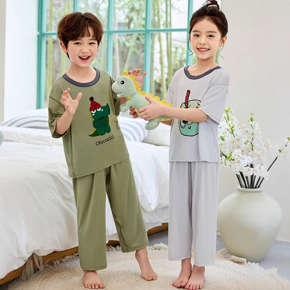 子どもパジャマ なかよし動物パジャマセット