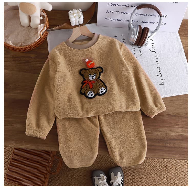 子どもパジャマ ふわもこ おやすみ セットアップ パジャマ